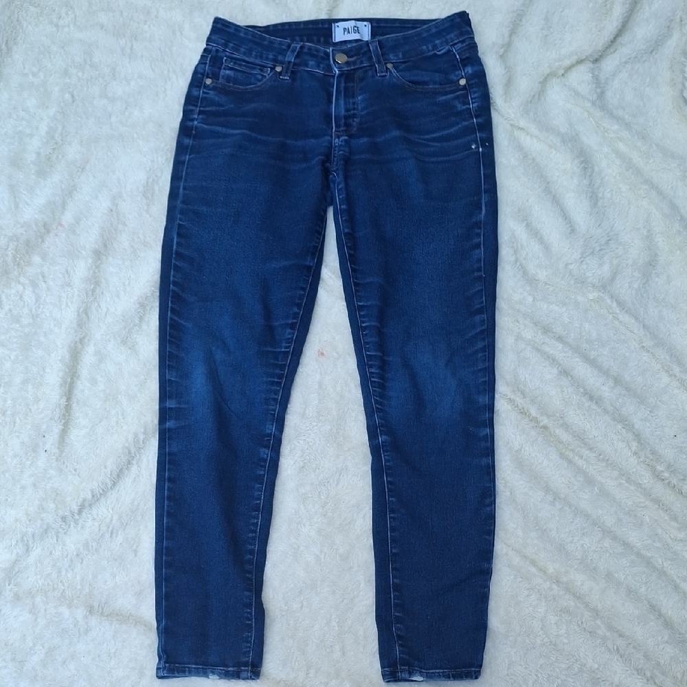 PAIGE Blue Skinny Jeans Classic Denim